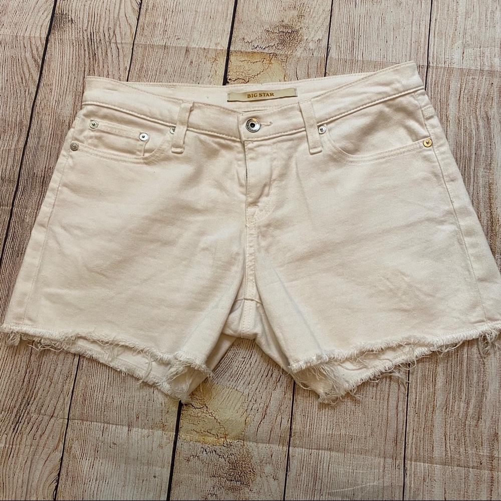 Big star white shorts 28